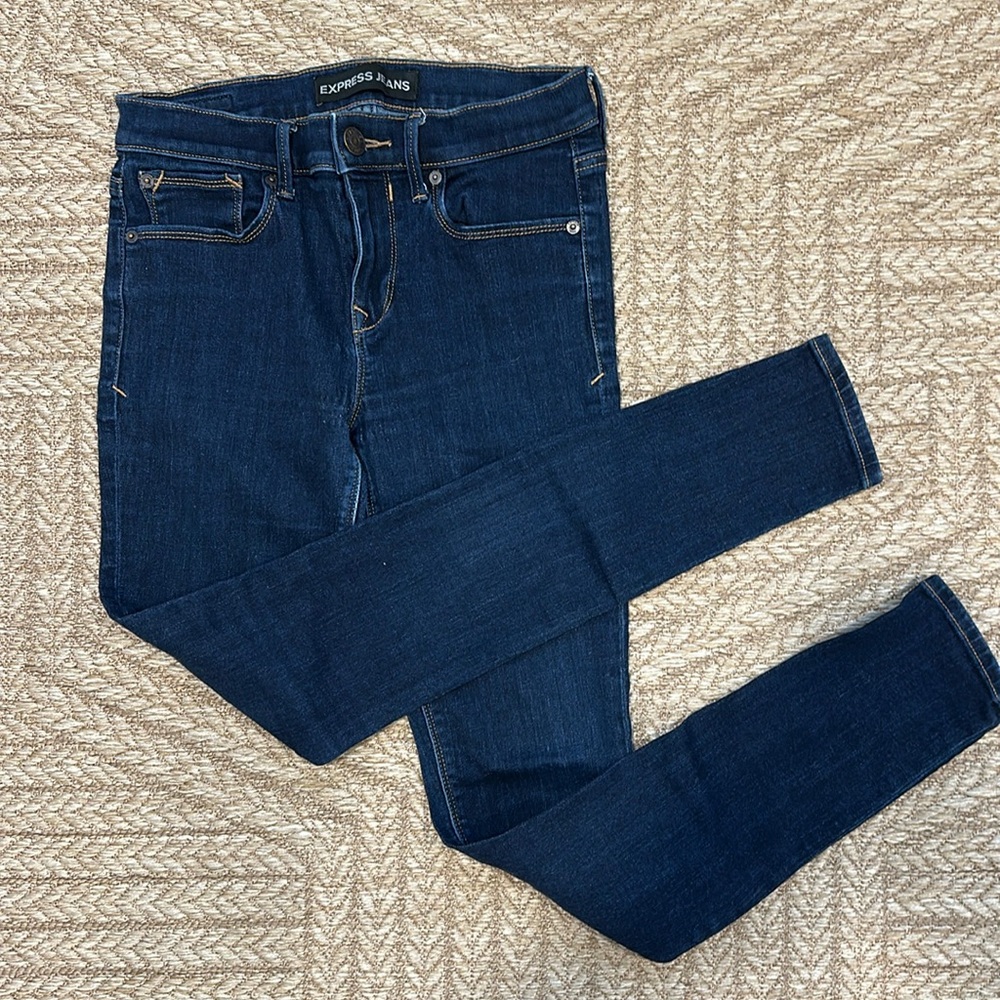 Express Mid Rise Legging Jean- 4R